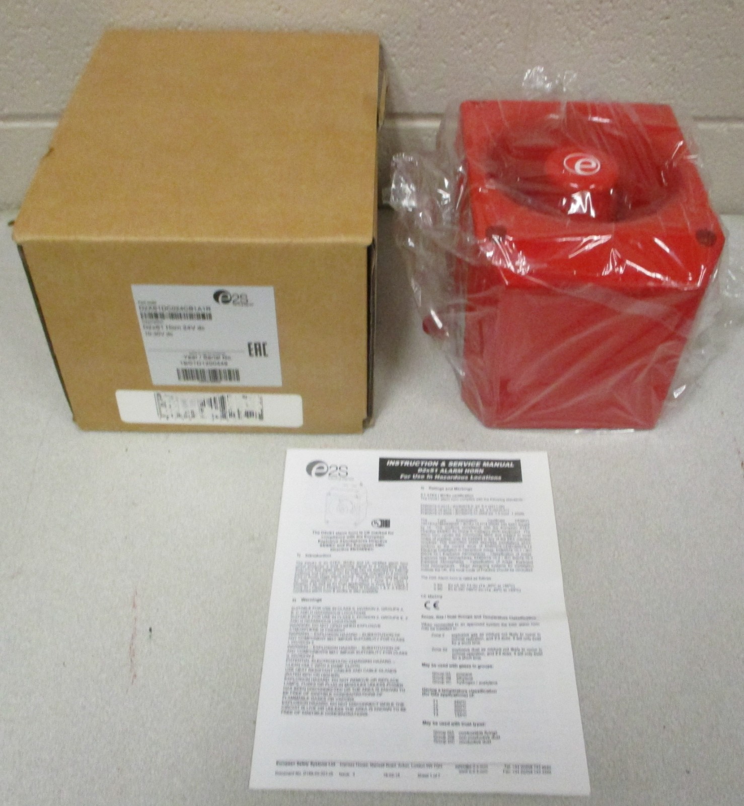 e2S D2XS1DC024CB1A1R Emergency Warning Horn D2xS1 Horn 24V dc 10-30V dc