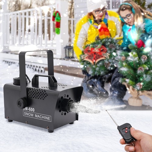1L Christmas Snow Machine Indoor/Outdoor Fake Snow Machine Free Standing 600W