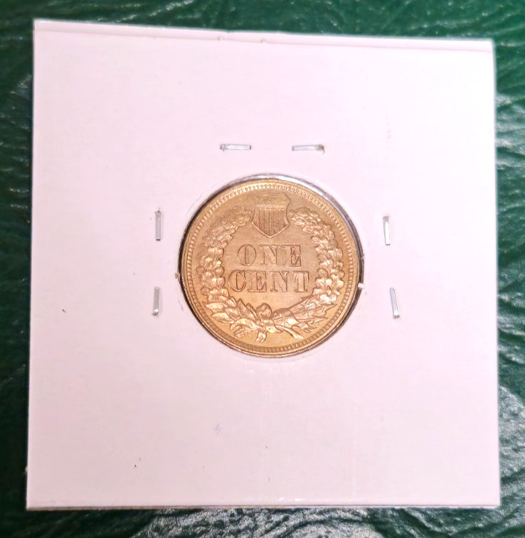 1863 Indian Head 1C - High Grade - Recovered Old Cleaning - Full Lib & Diamonds