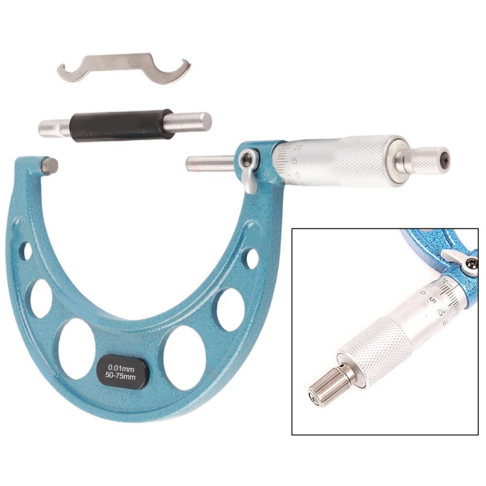 0-25mm Outer Diameter Micrometer High-Precision Thread Scale Micrometer#