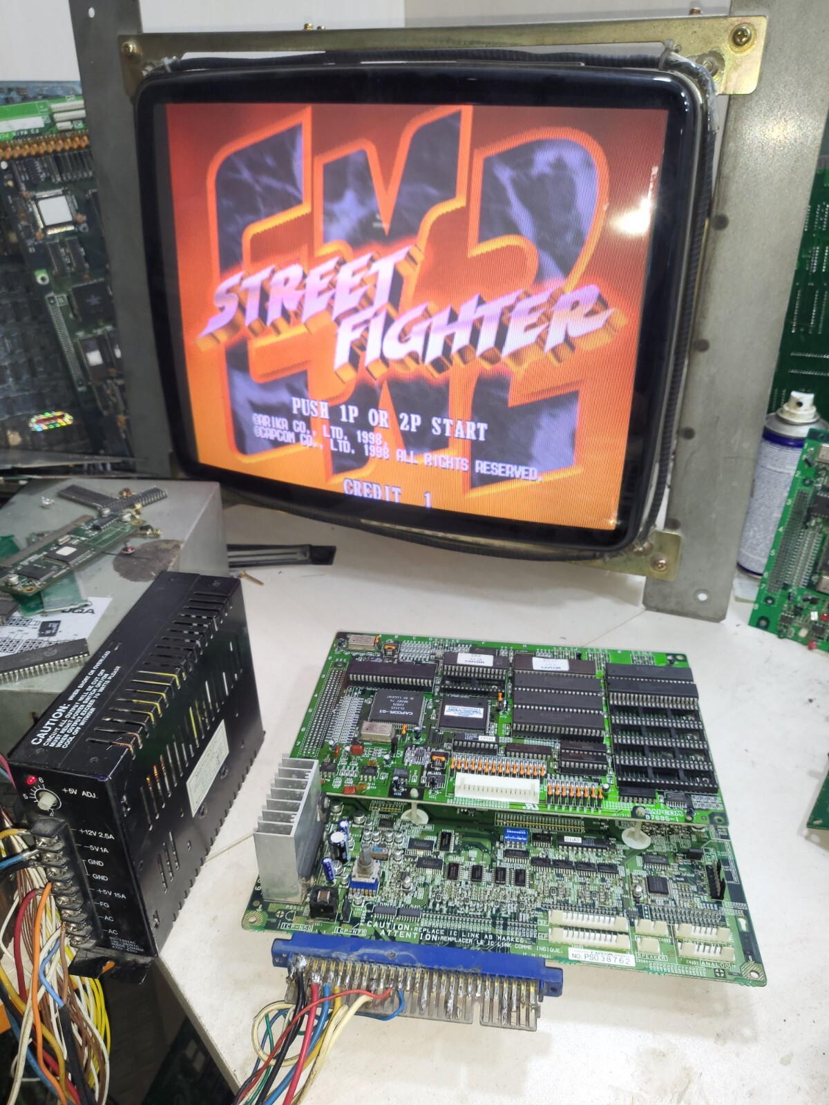 Street fıghter ex2   PCB  Board JAMMA