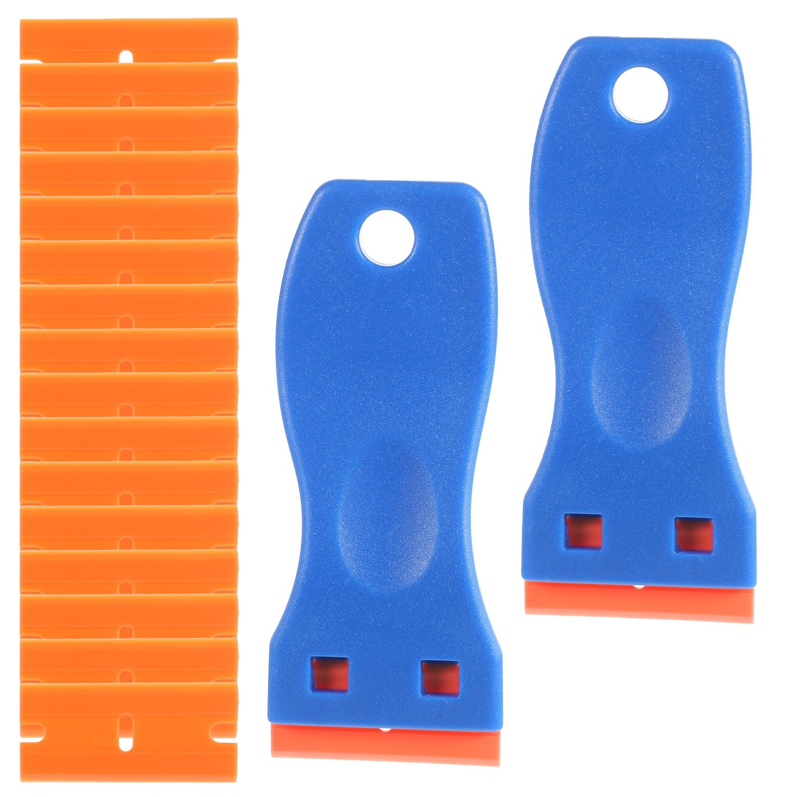 LIQWEI 2Pcs Plastic Razor Blade, Scraper, No Scratches Scrapers Tool...