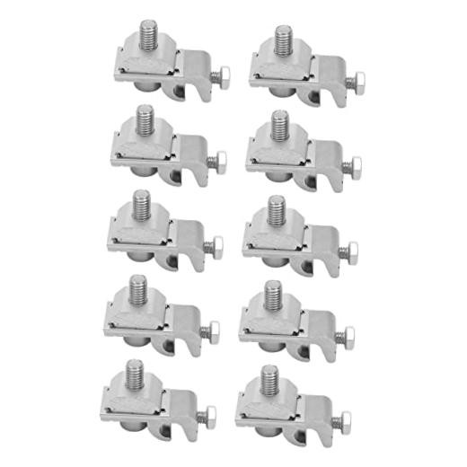 10PCS Solar Mounting System Grounding Clip Lug Bracket Clamps Photovoltaic