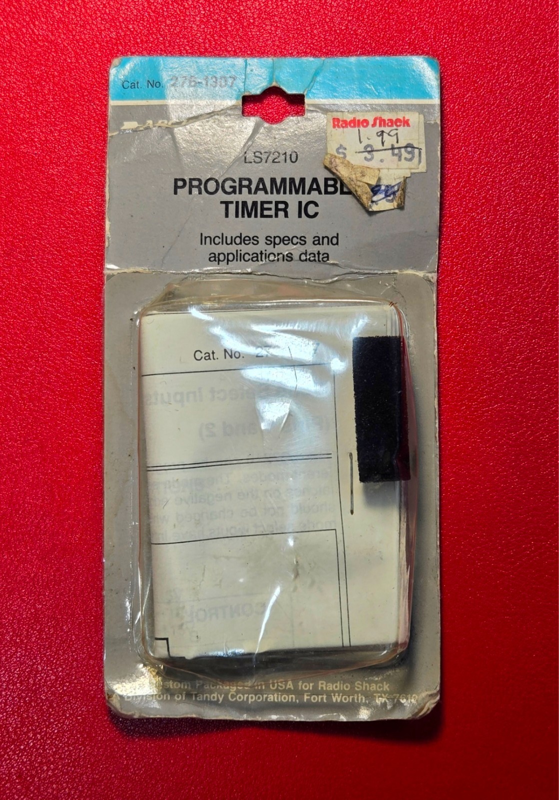 Vintage Archer Radio Shack 276-1307 LS7210 Programmable Timer IC NOS