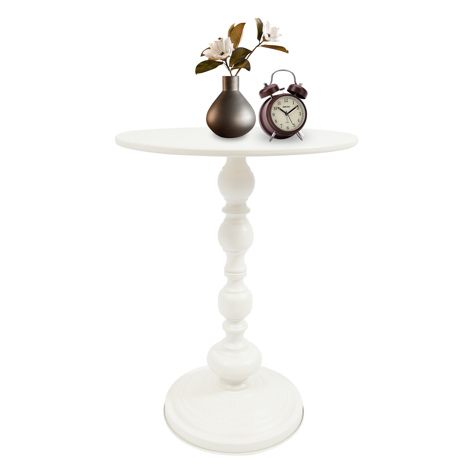 40cm Small End Table Round Side Table Coffee Table For Cafe Bar Yard Living Room