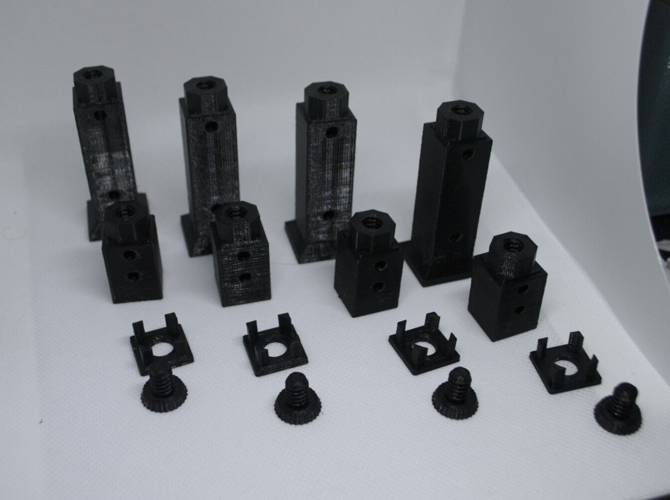 Egg Crate Frag Rack Legs 3D Printed in PETG Set 4 of each