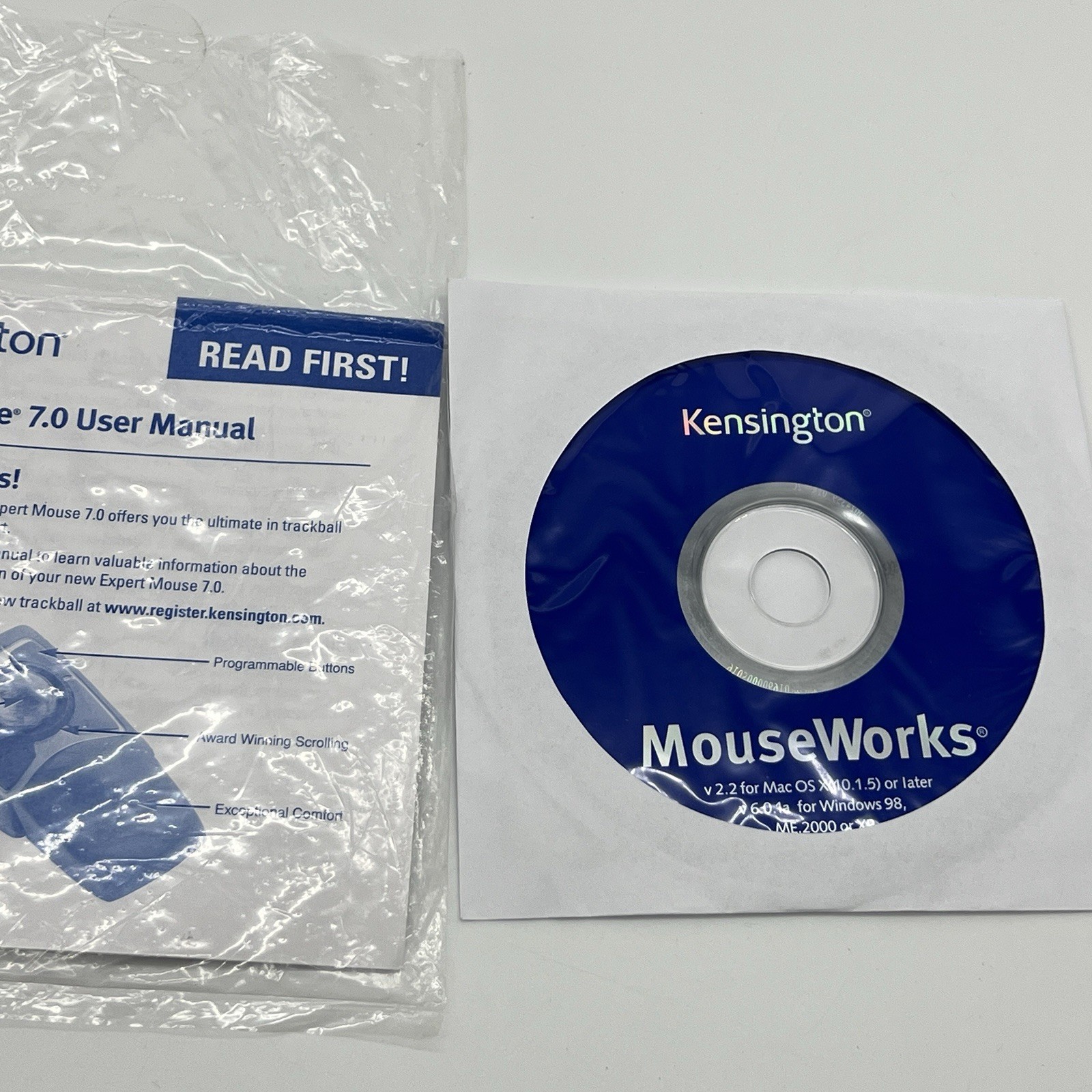 Kensington MouseWorks V2.2 For Mac OS X v6.0.1 For Windows 98 ME 2000 XP
