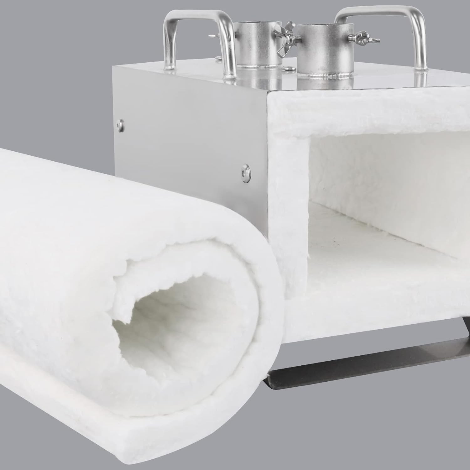 Ceramic Fiber Insulation: 1" Thick 2600F Fireproof Blanket