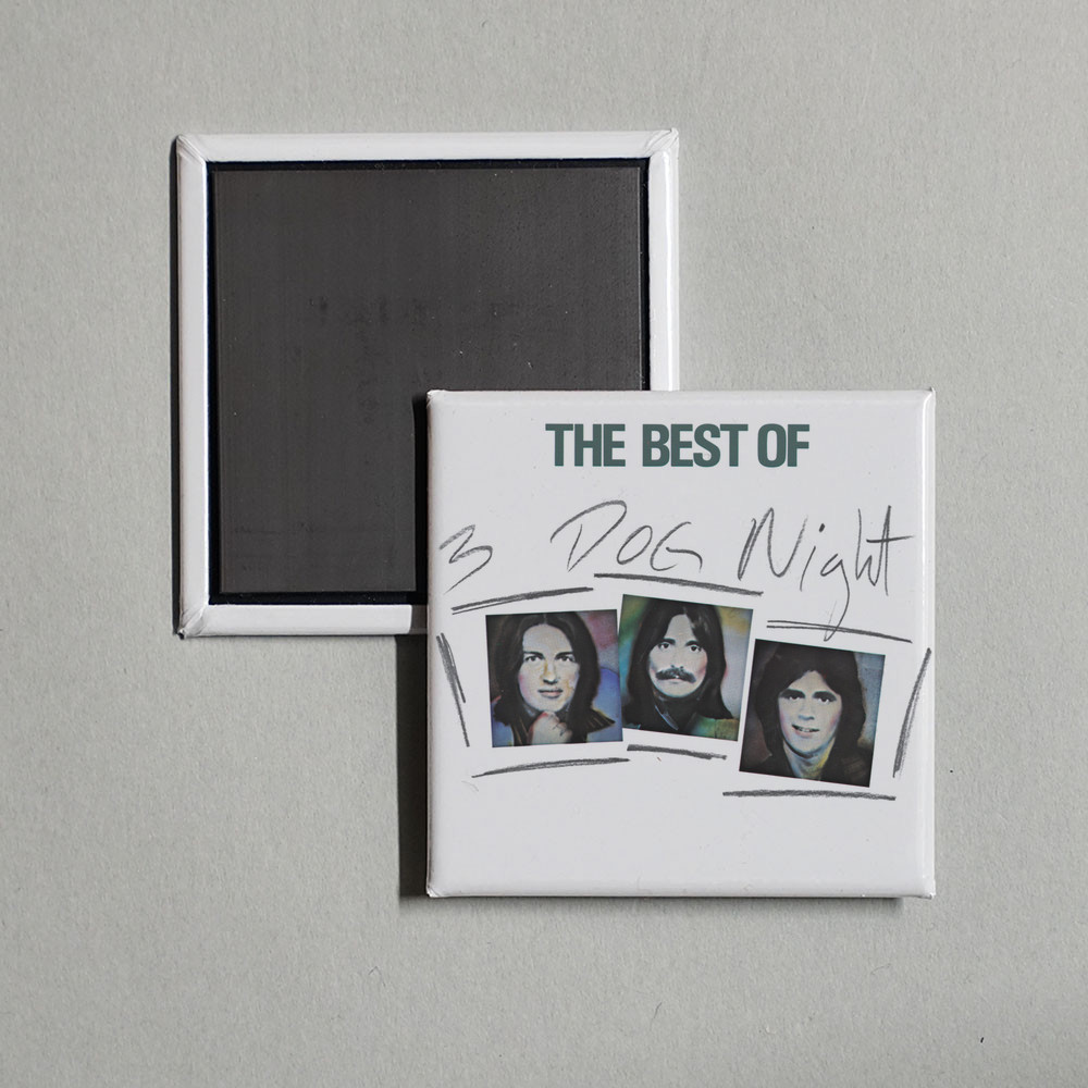 Three Dog Night - The Best Of 3 Dog Night Album Cover Locker Fridge Magnet