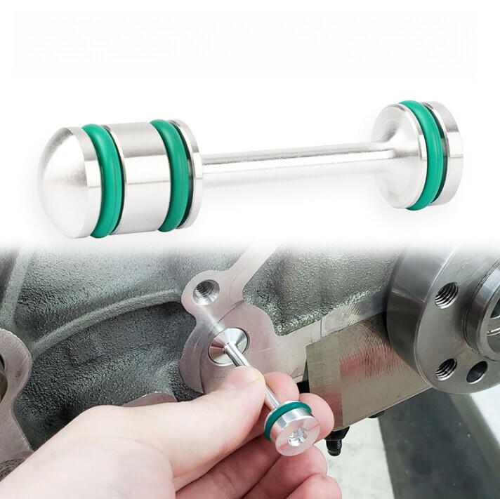 Billet Rear Galley Plug Barbell Oil Diverter fits for GM Gen III & IV LS1 USA