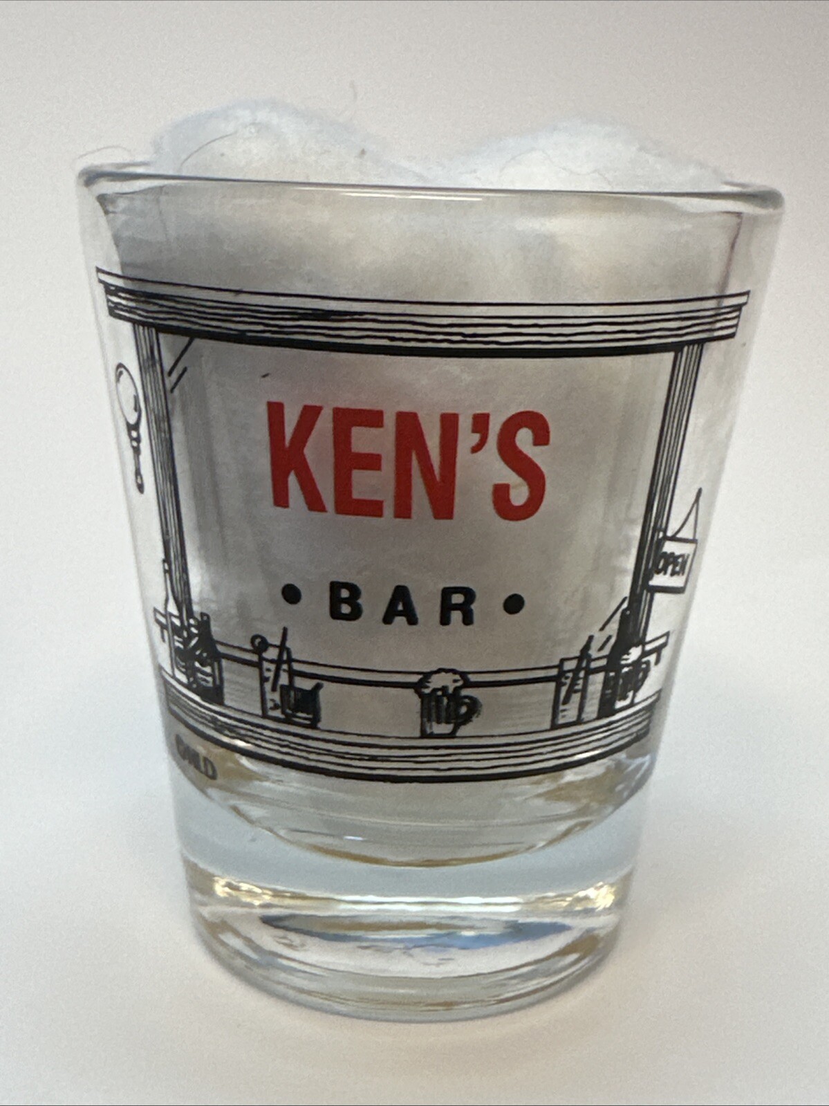 KEN’S Bar Vintage Shot Glass NLD Chatsworth, CA