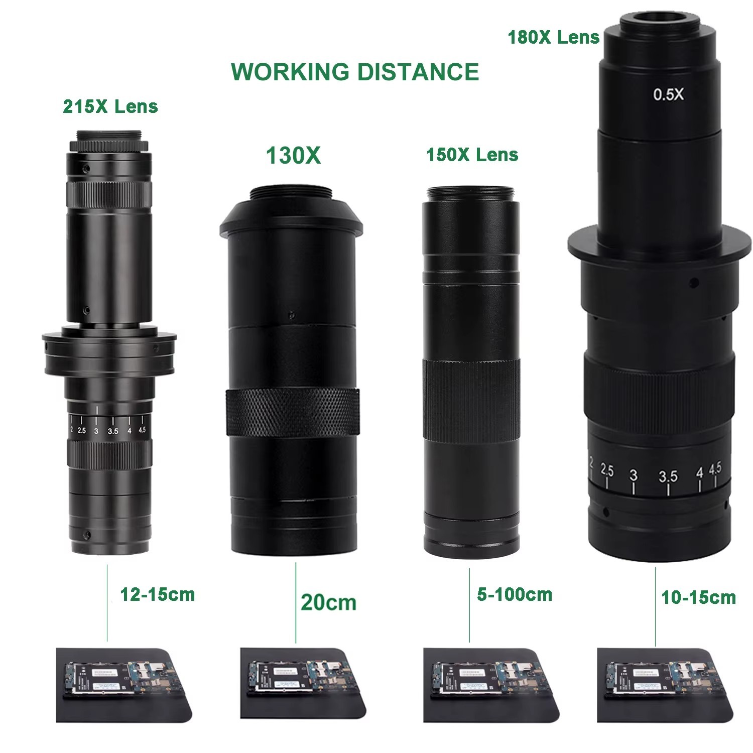 Digital Microscope 4K HDMI USB Soldering Repair Monocular