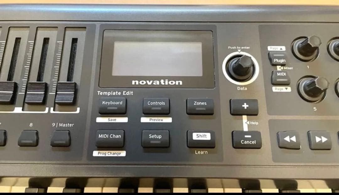 Novation Impulse 49 USB MIDI Keyboard Controller 49 Keys Tested Working Japan