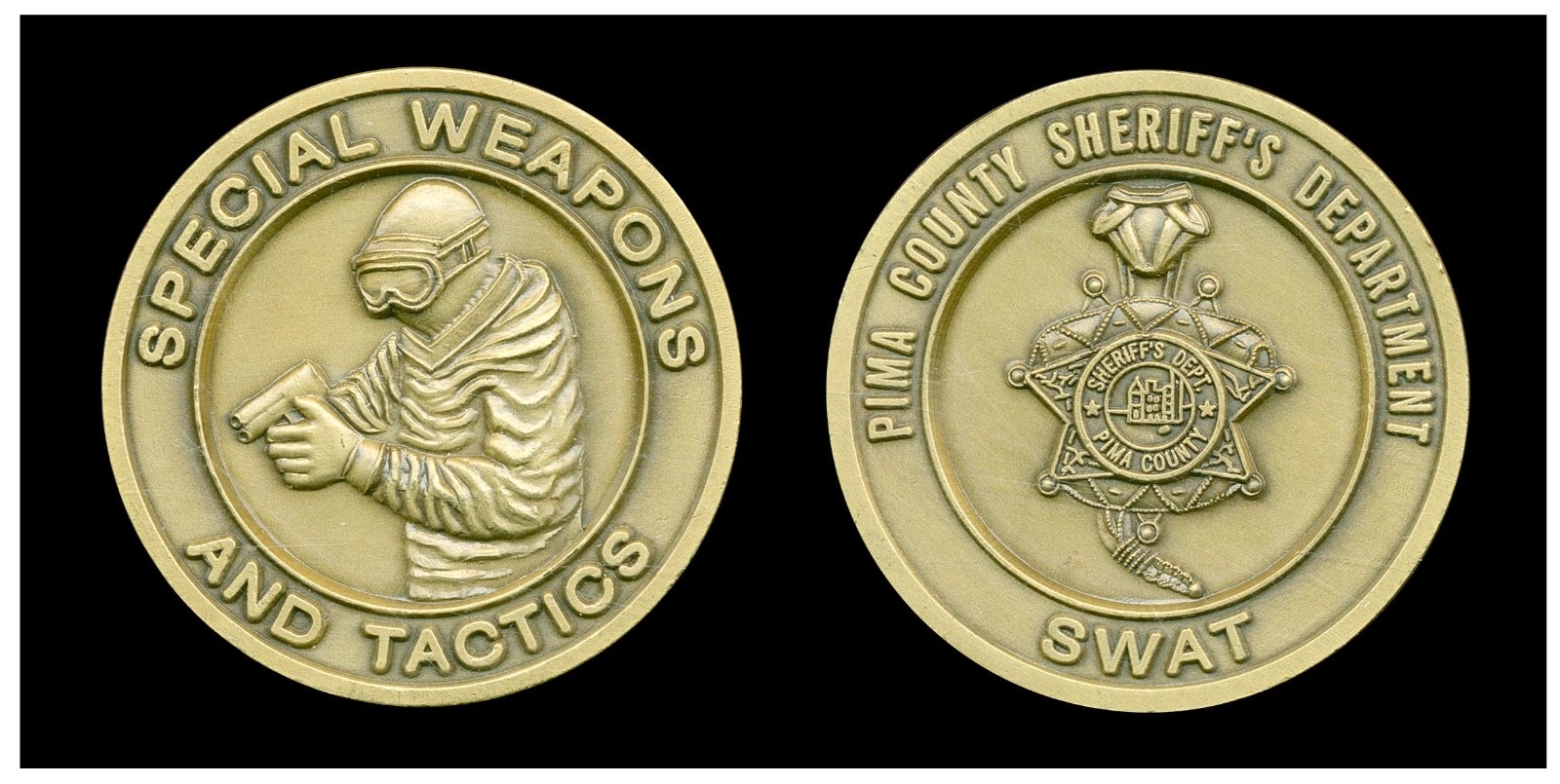 Coin - Pima County, Arizona (Tucson) SWAT Team - Bronze Finish