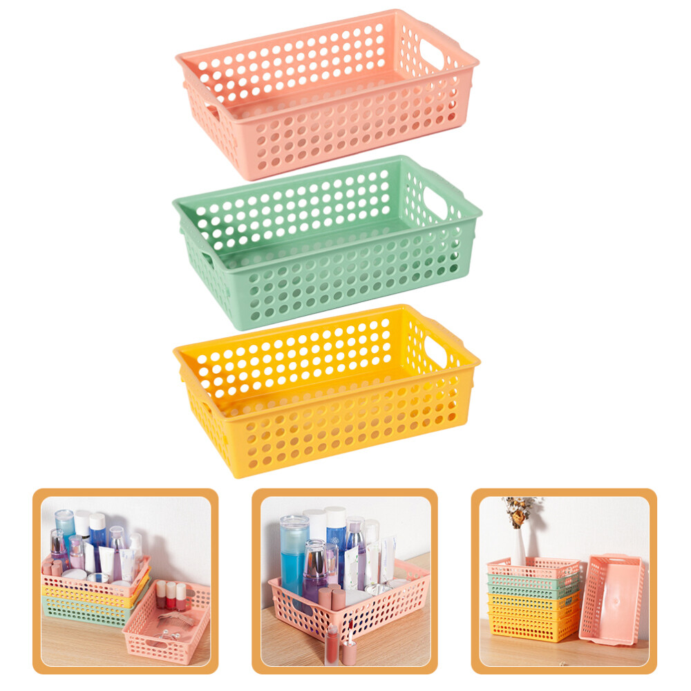 3 Pcs Small Baskets for Organizing Storage Bins Decorative Stackable