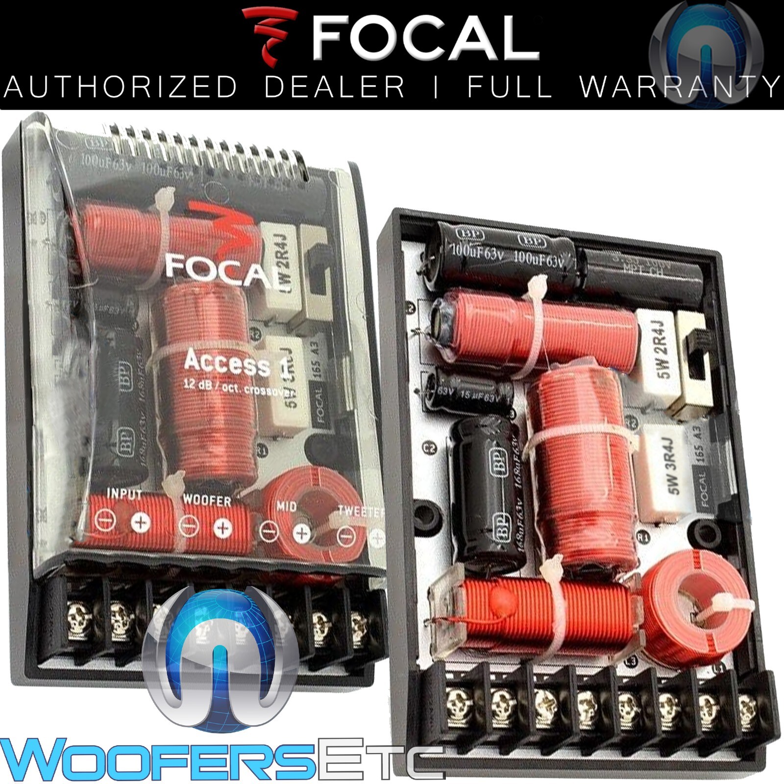 PAIR FOCAL A3-XO PRO 3-WAY PASSIVE CROSSOVERS FOR TWEETERS MIDS MID-WOOFERS NEW