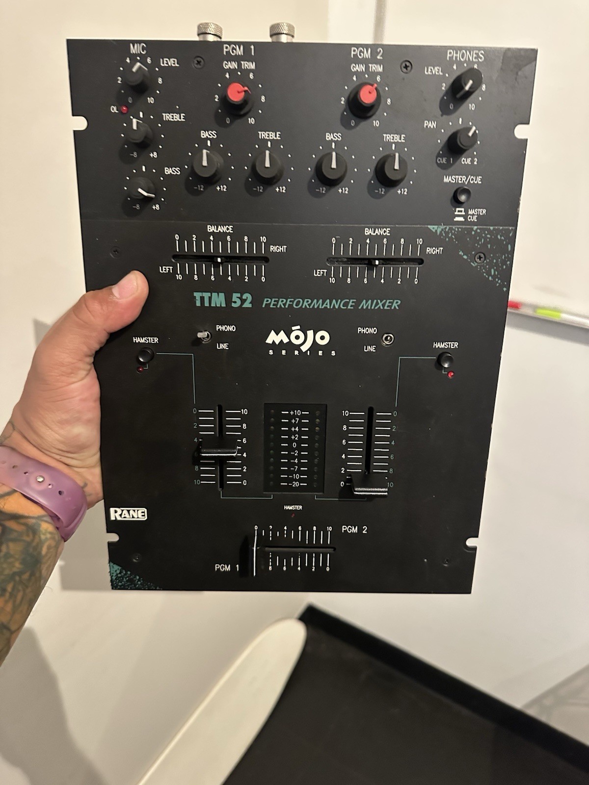 RANE TTM 54 Scratch DJ Mixer w/Power Supply