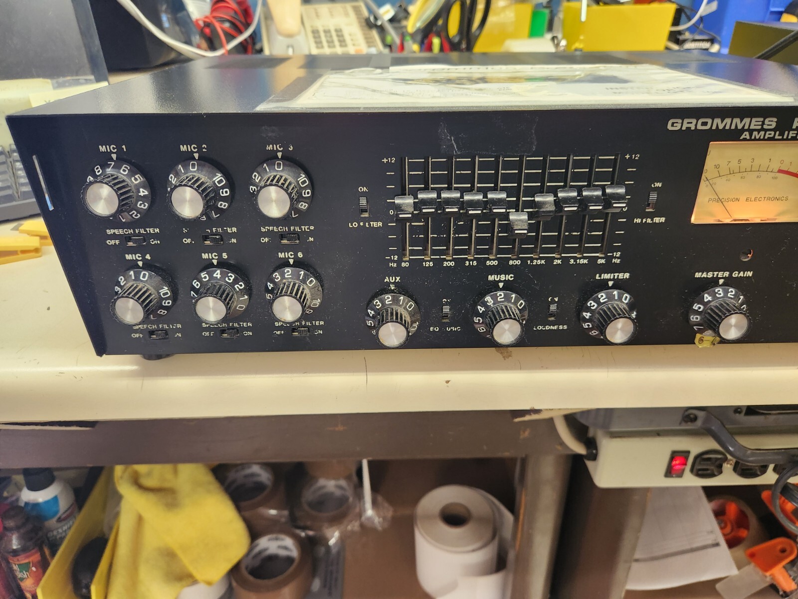 Grommes Precision Amplifier Model GT 60 TESTED WORKING