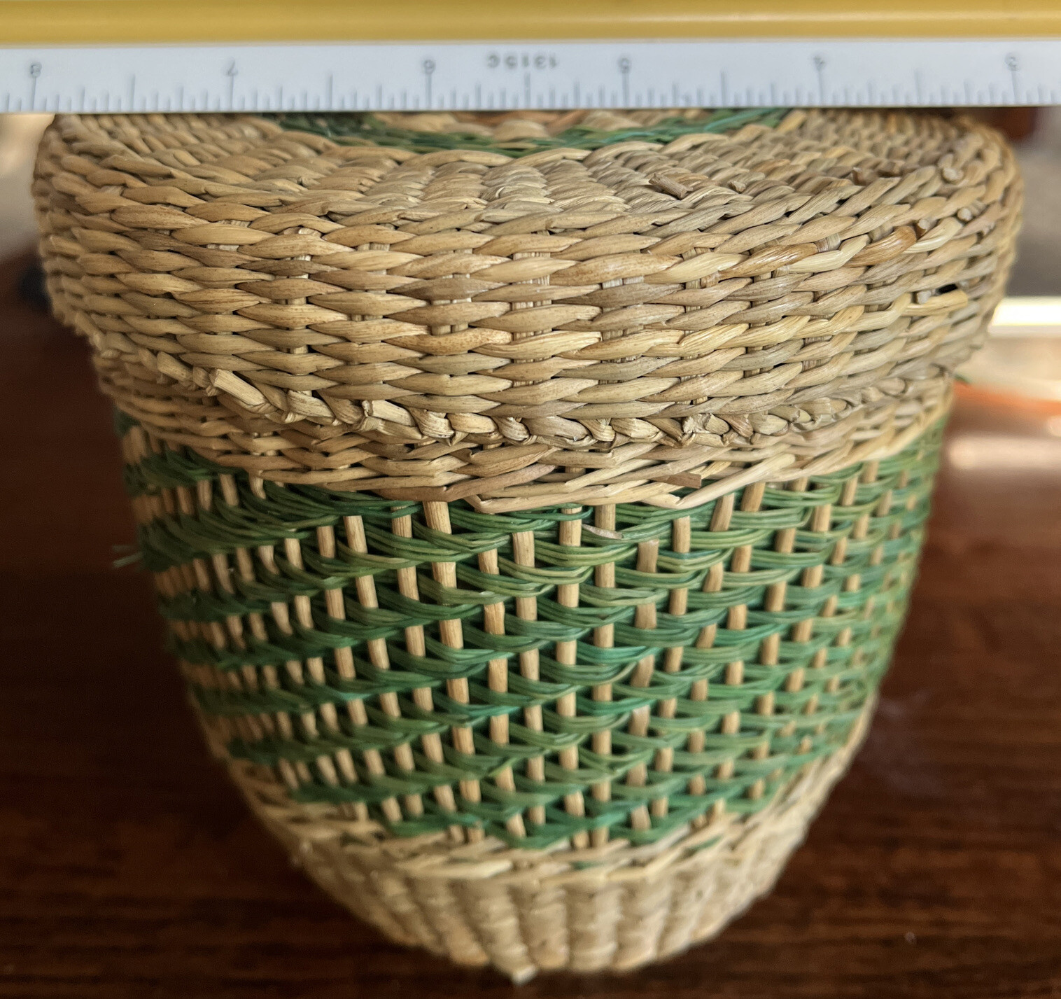 Stackable decorative small baskets set of four Read description below