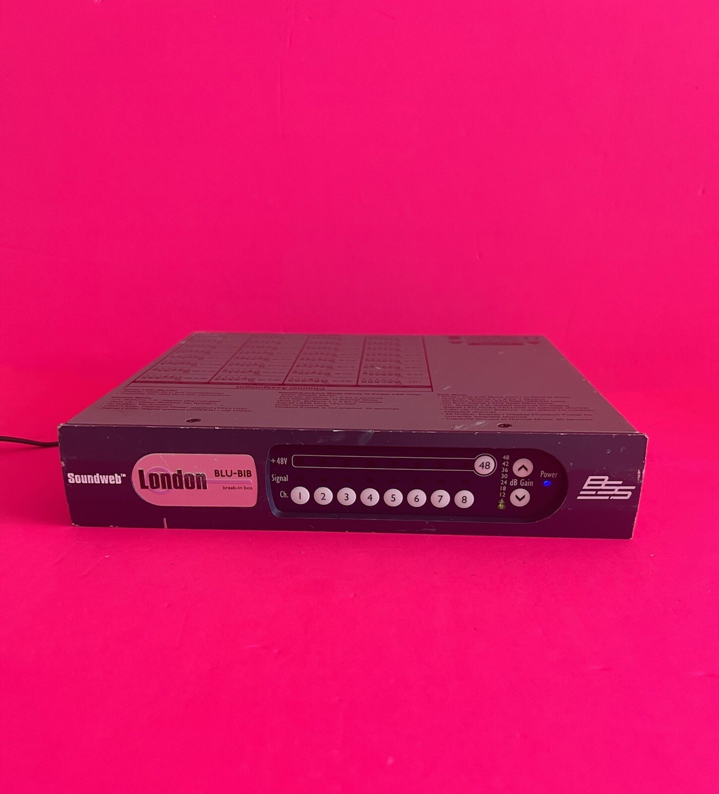BSS Soundweb London BLU-BIB-M-UK BSSBLU BIB Break In Box Unit Only