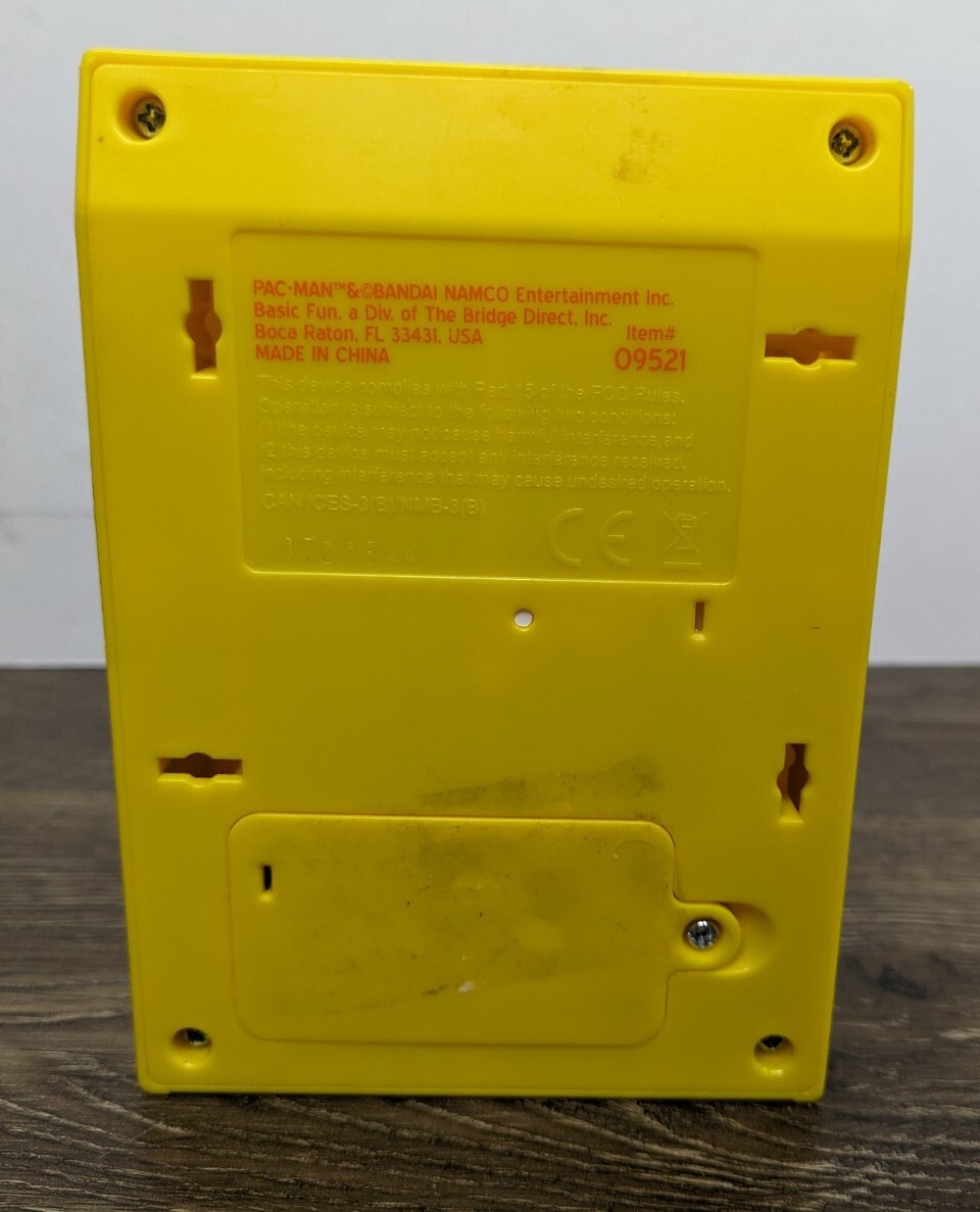 Pac-man Handheld Electronic Mini Arcade Game Basic Fun #09521 Bandai - Tested