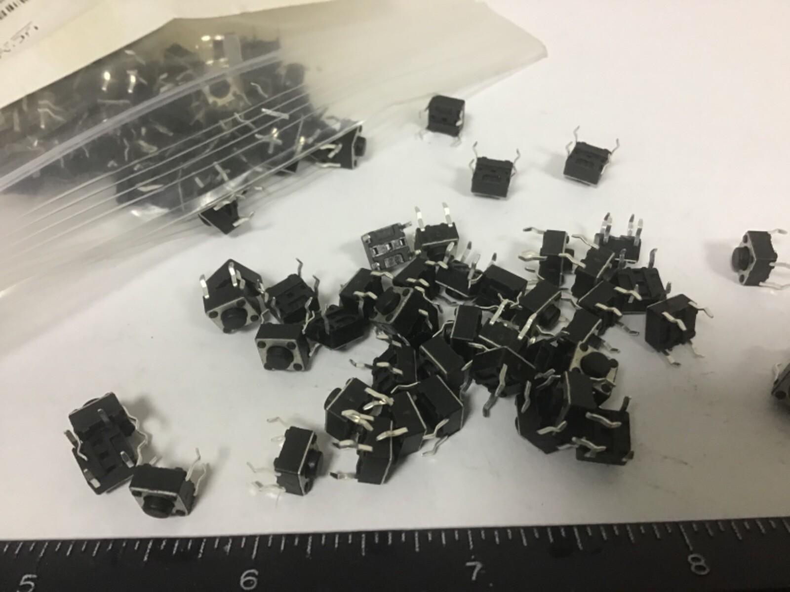 New Qty (50) C&K Tactile Switches, PTS645SL50, off-MOM Function