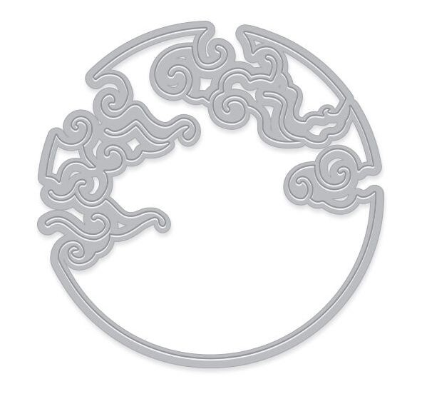 New Hero Arts "CLOUDY MOON" Steel Fancy Die 2018