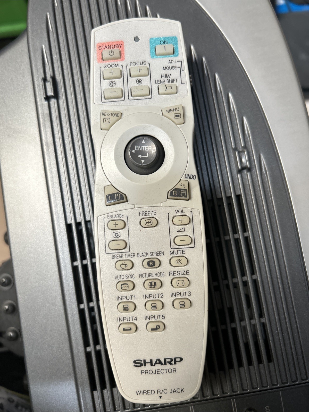 Sharp XG-PH70X (powers on, no lamps working) w/REMOTE