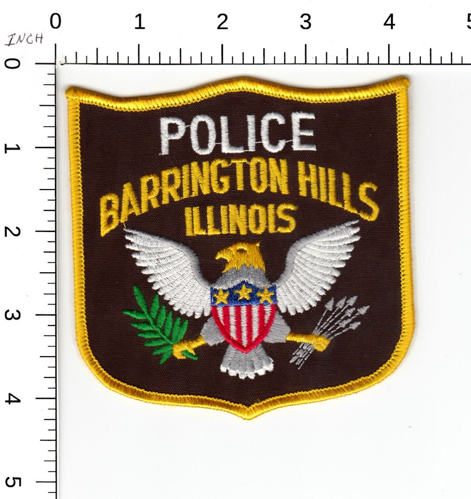 BARRINGTON HILLS -- ILLINOIS POLICE COLLECTIBLE PATCH