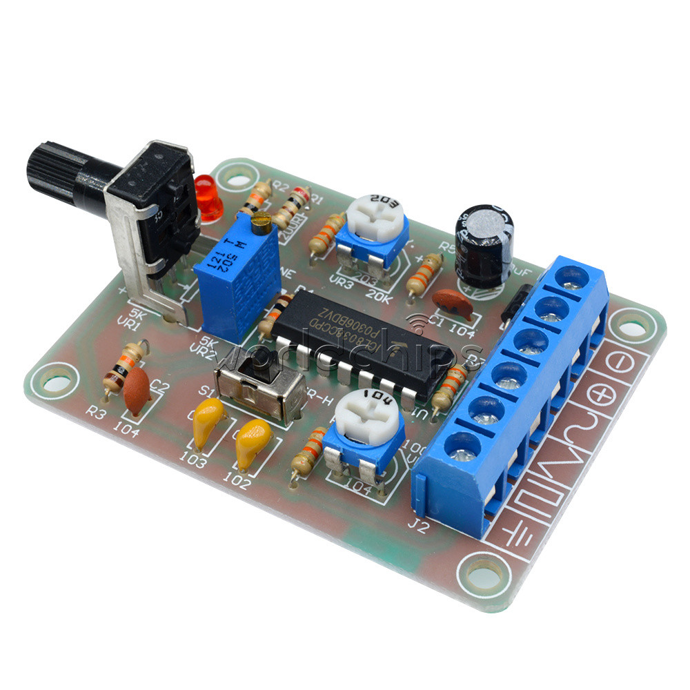 Sine Square Triangle Welded ICL8038 Monolithic Function Signal Generator Module
