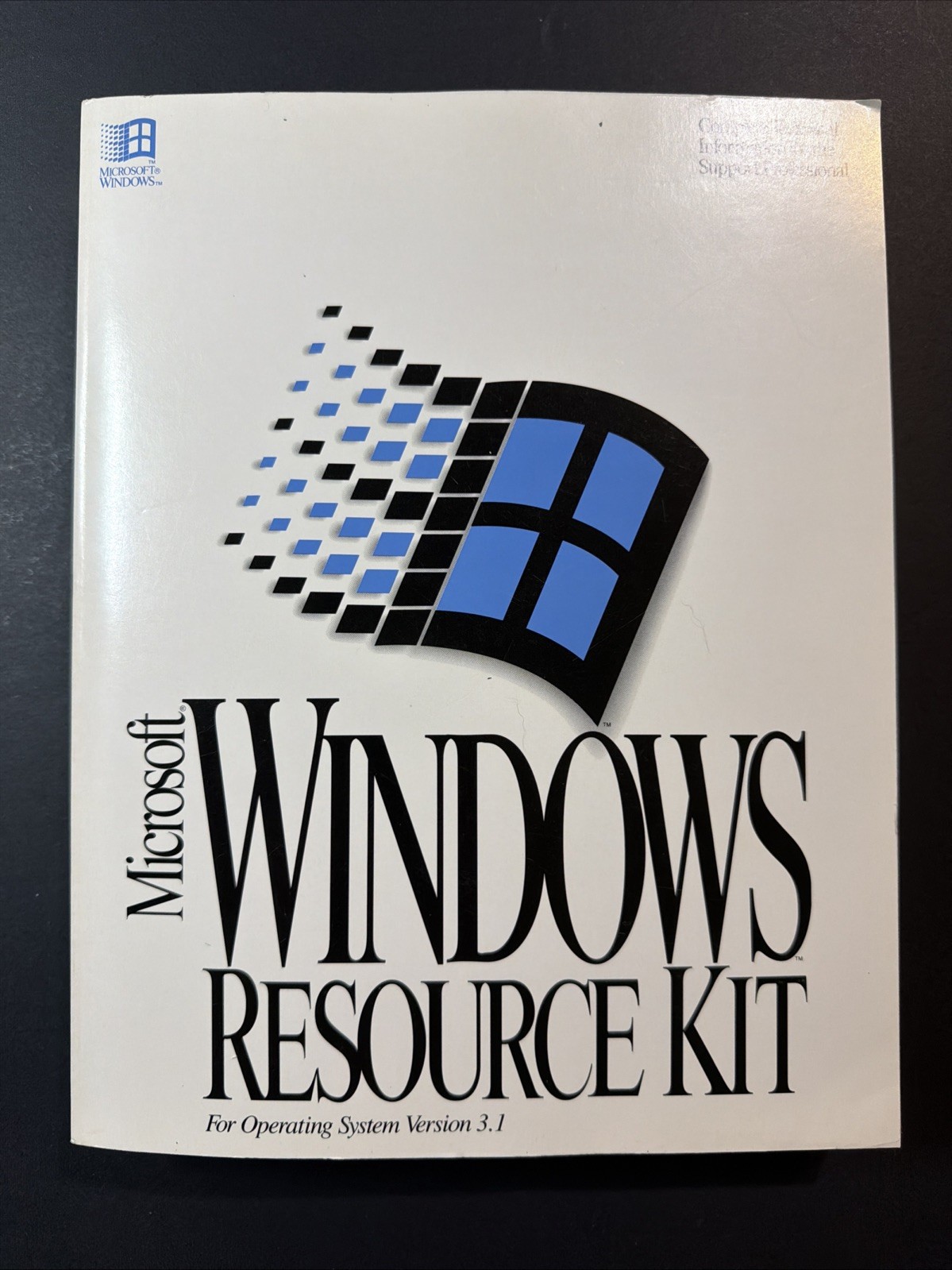 Microsoft Windows Resource Kit Ver 3.1 Book And Software New 1992