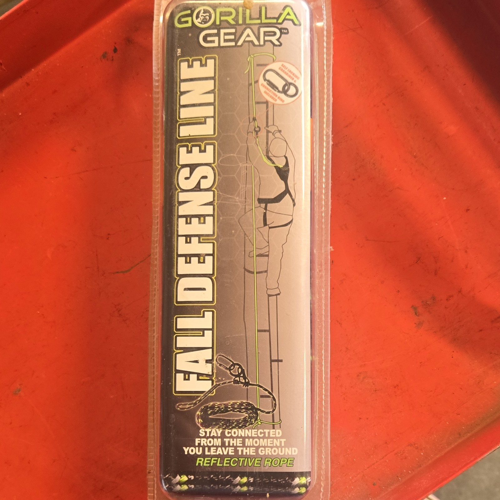 Gorilla Gear Fall Defense Line Reflective Braided Rope Polyester 77568