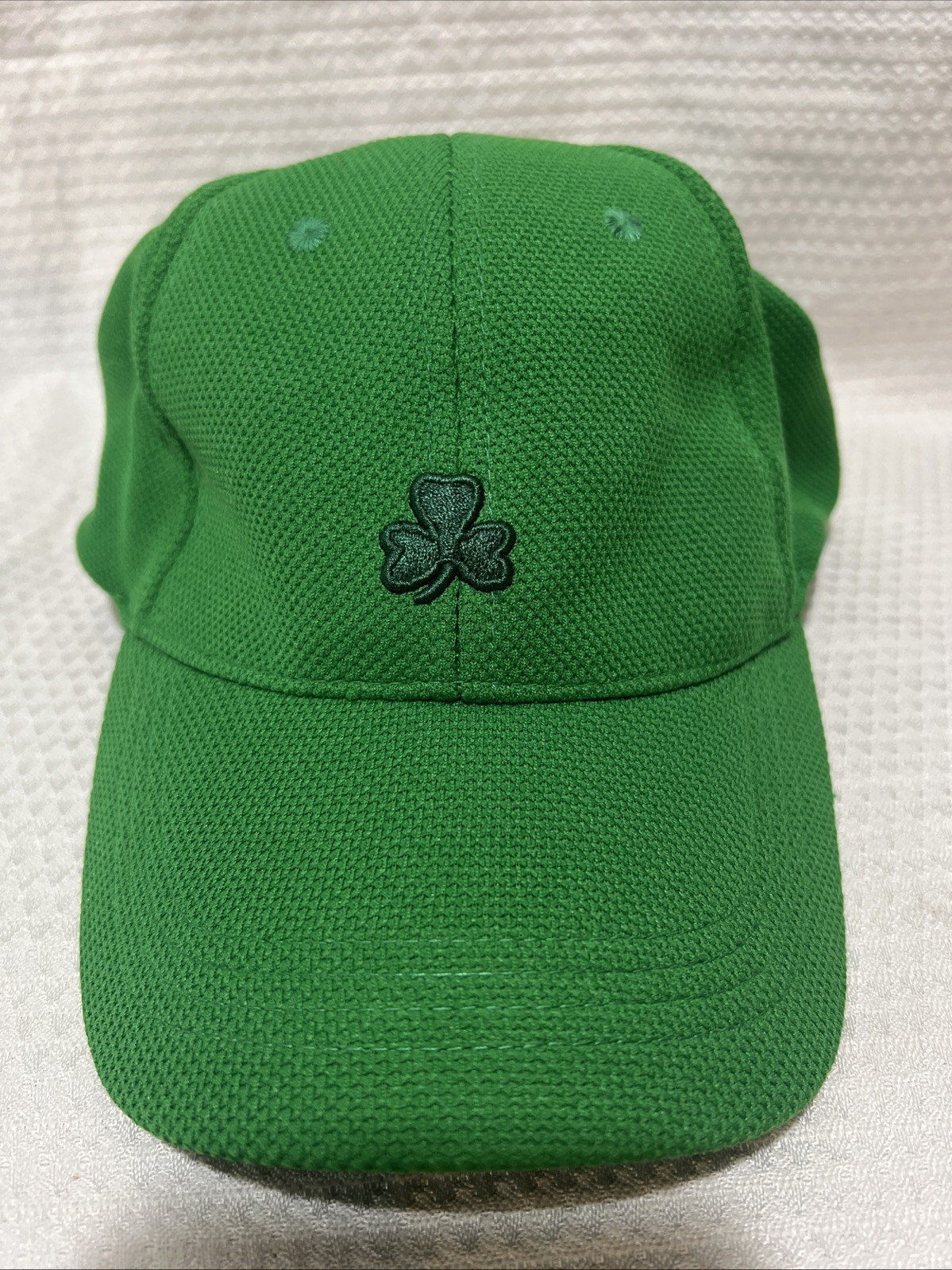 Shamrock Hat Green Stretch BBall  NWT