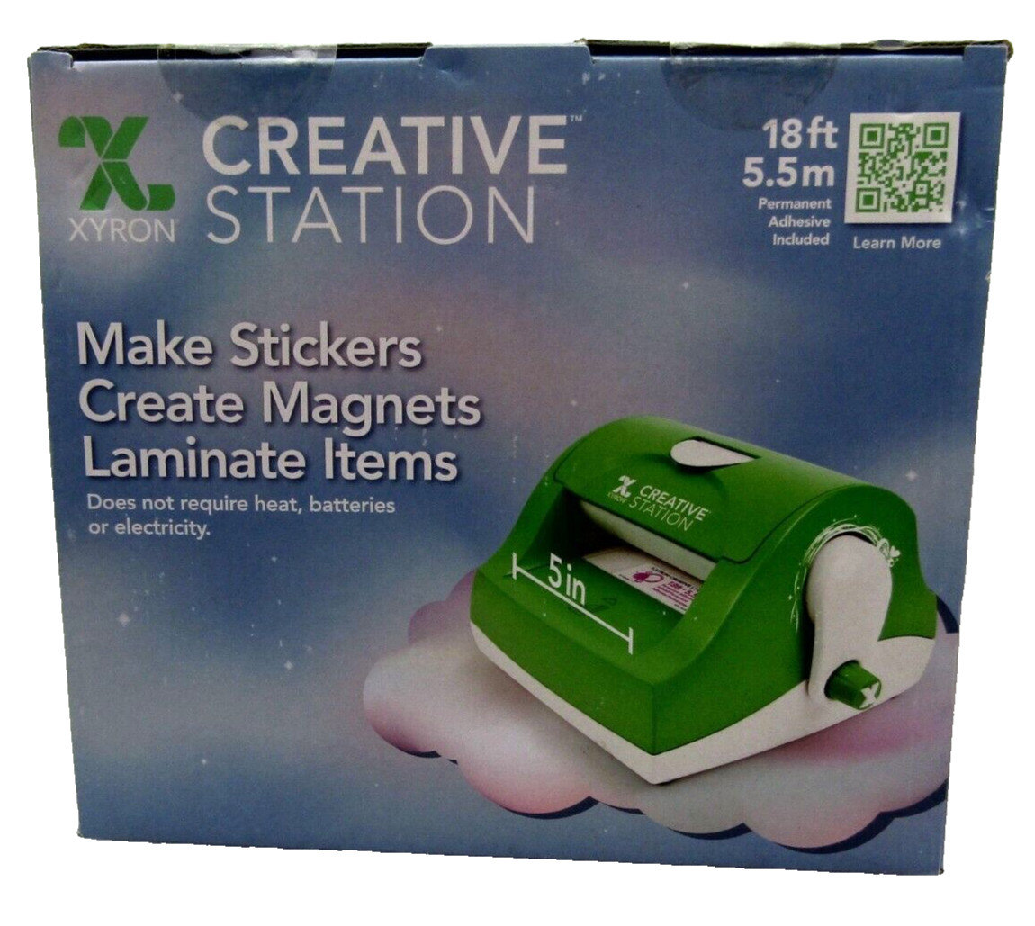 New Xyron Creative Station Home Makes Stickers Labels Creates Magnets Laminates