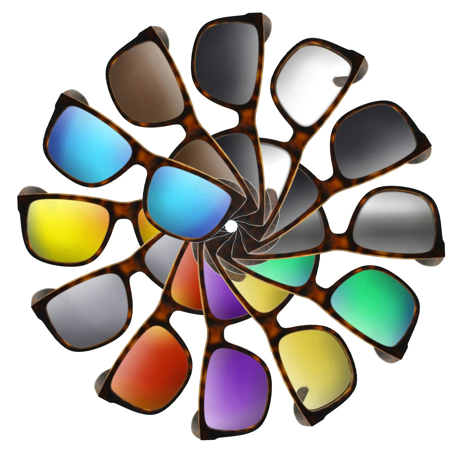 Ray Ban RB4165 Justin 54mm Replacement lenses By Sublime Optics