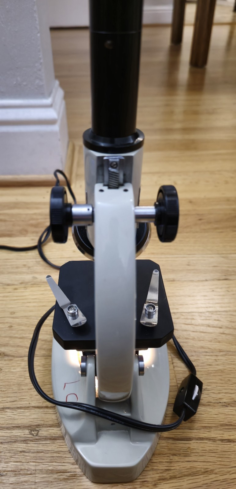 SPI Southern Precision Instrument Lab Microscope No. 1852 Pittsburgh Elementary!