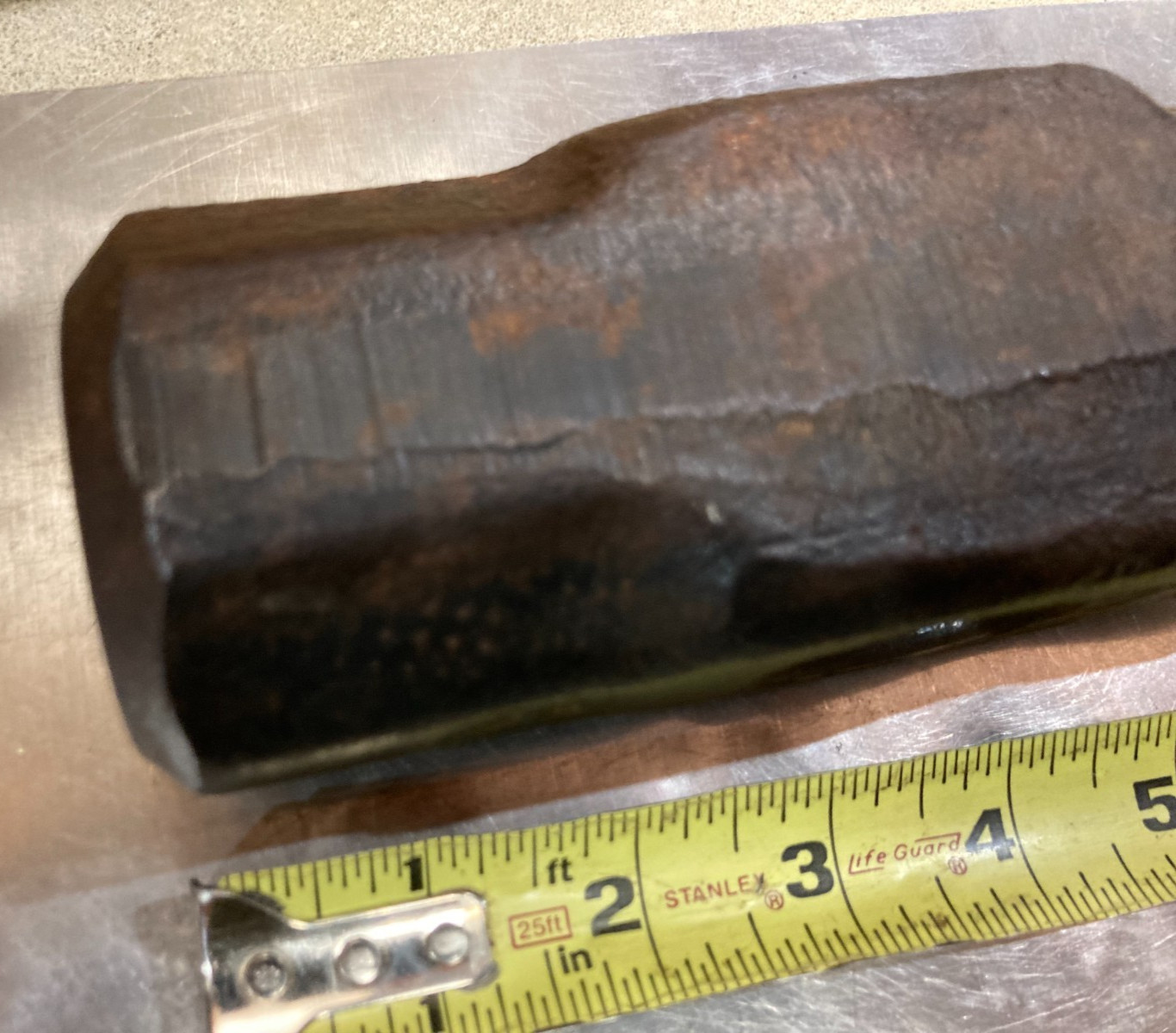 Vintage USM 8lb Sledge Hammer Head Octagonal Shape. Double stamped.