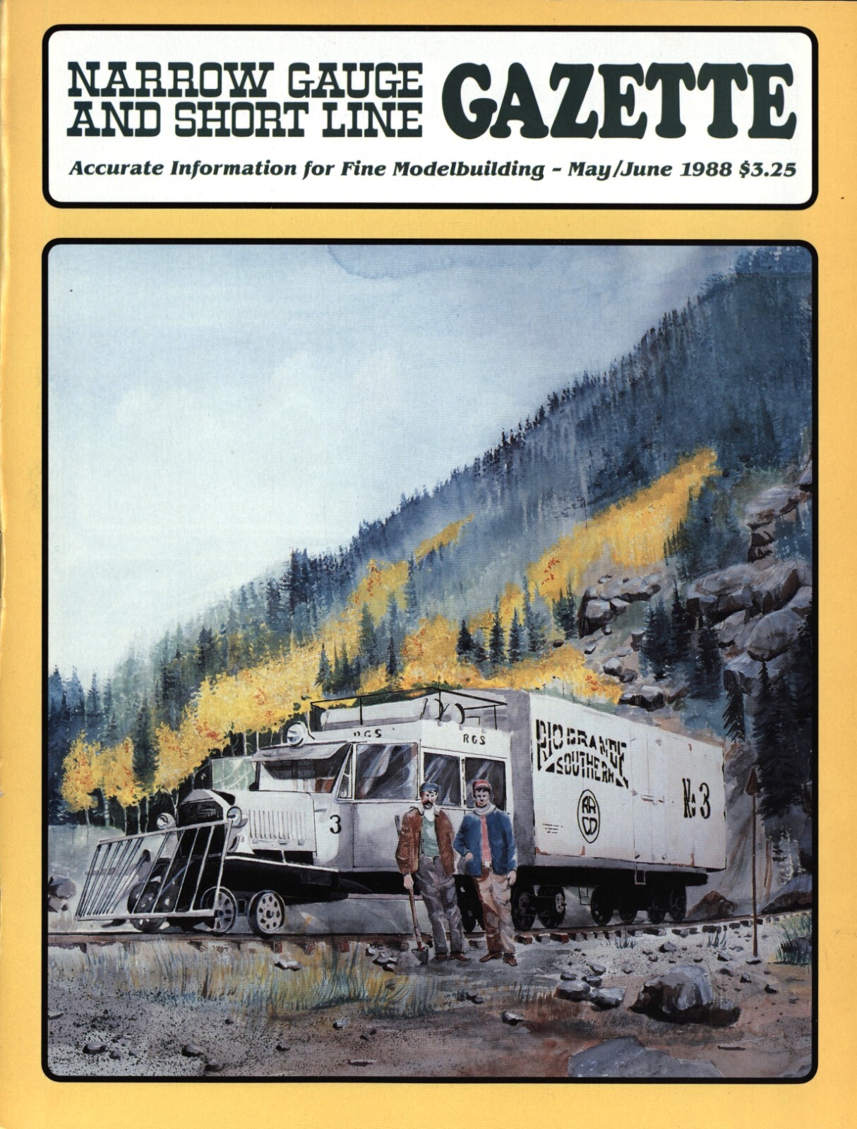 Narrow Gauge and Short Line Gazette Magazine May/June 1988 Hull Oakes Lumber Co.