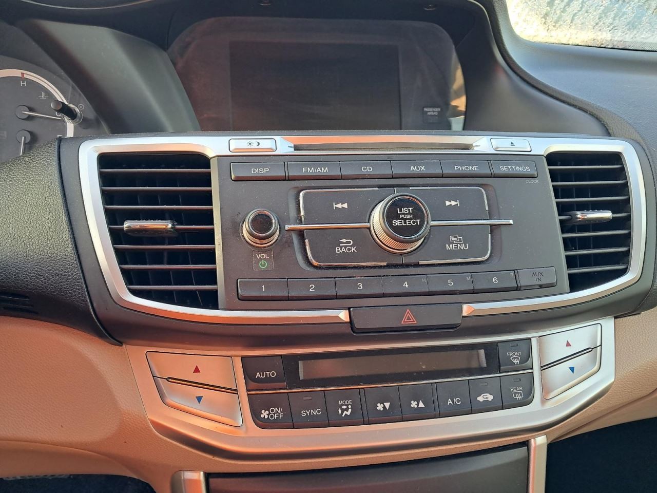 Audio Equipment Radio Sedan Receiver And Face Panel LX Fits 13-15 ACCORD 4765162