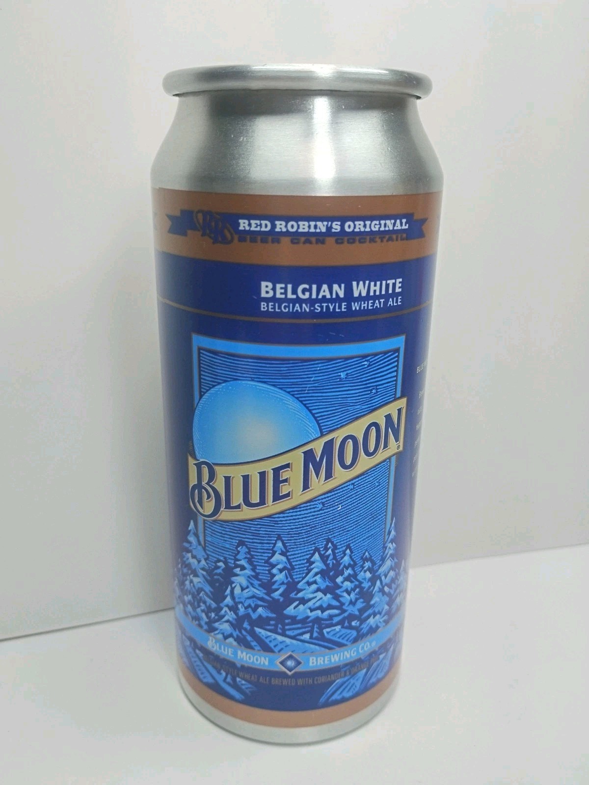 Rare Blue Moon Promo Novelty Collectible Can Red Robins Original Beer Cocktail