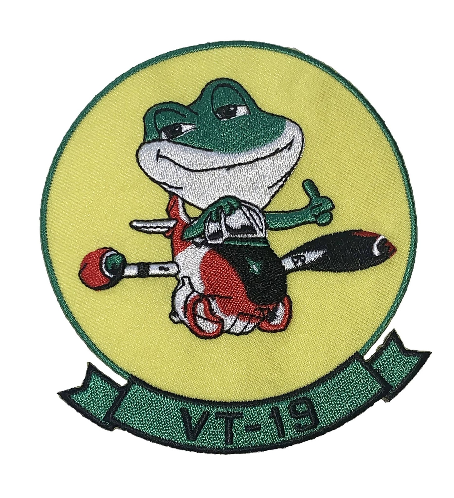VT-19 Frogs Squadron Patch – Plastic Backing