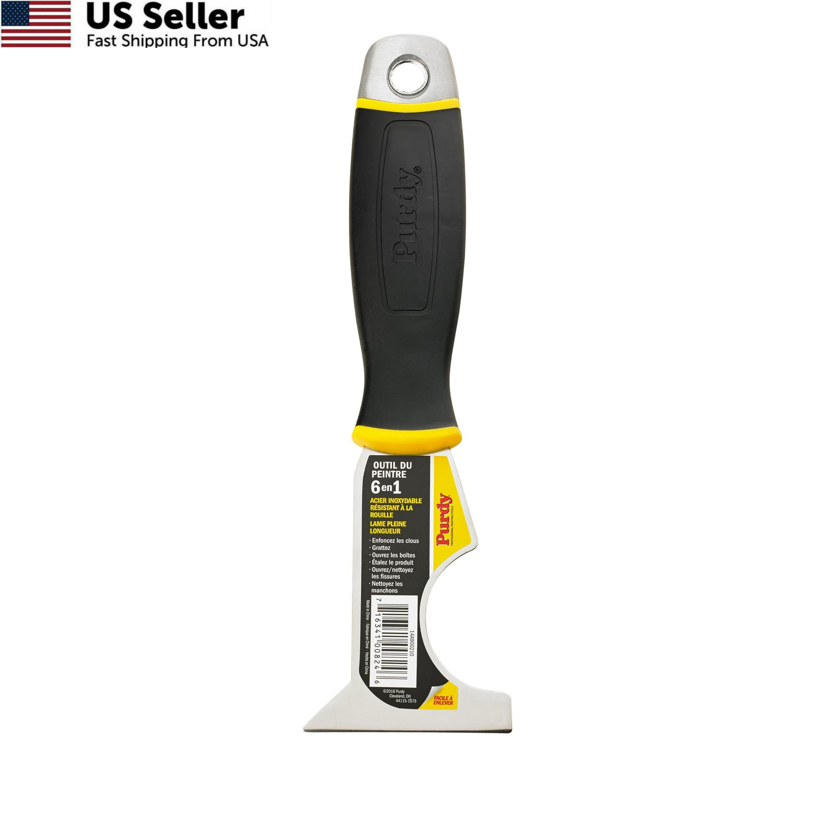 Purdy Premium 6-in-1 Multi-Tool 14A900210 Painters Tool, Multicolor