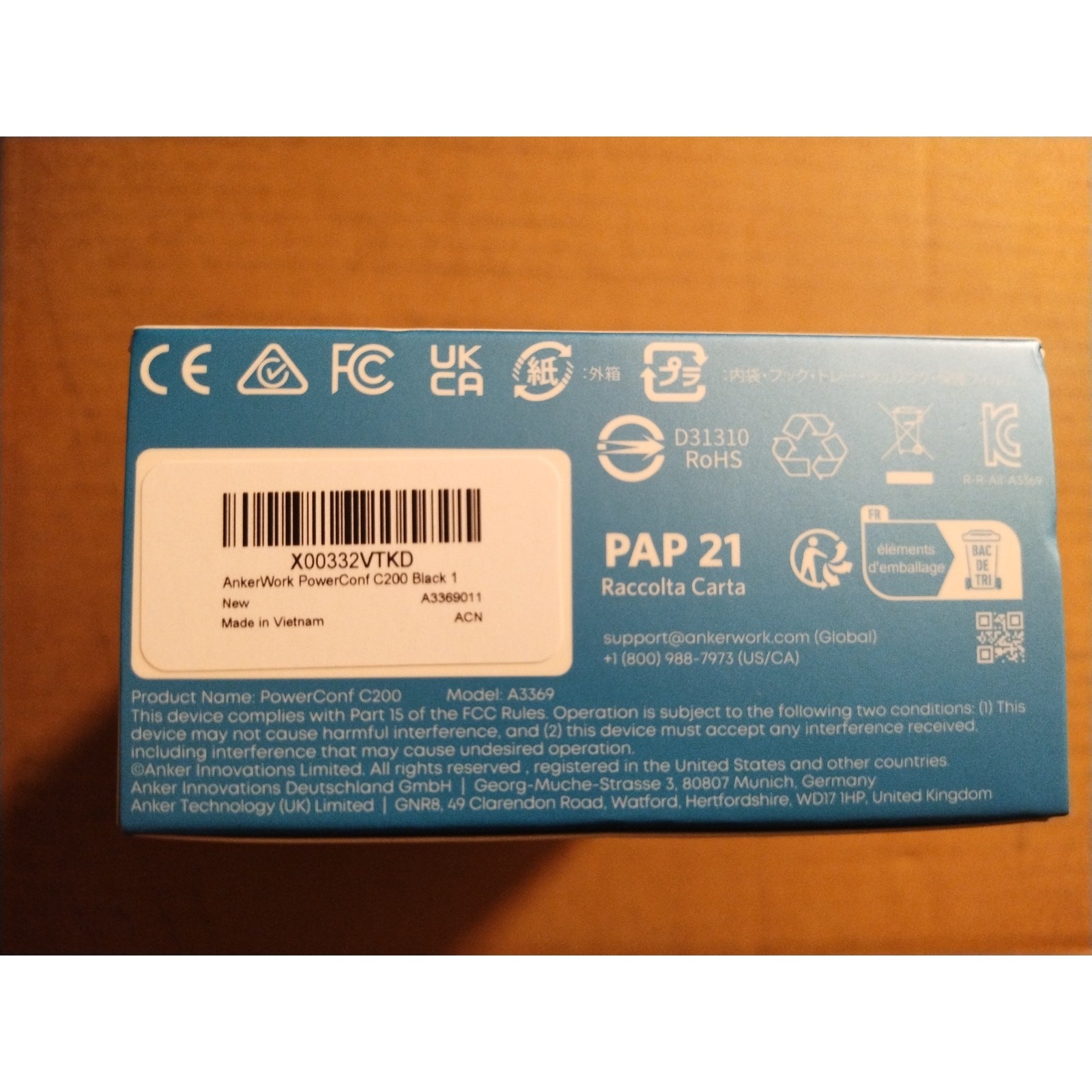 Anker PowerConf C200 2K USB Webcam