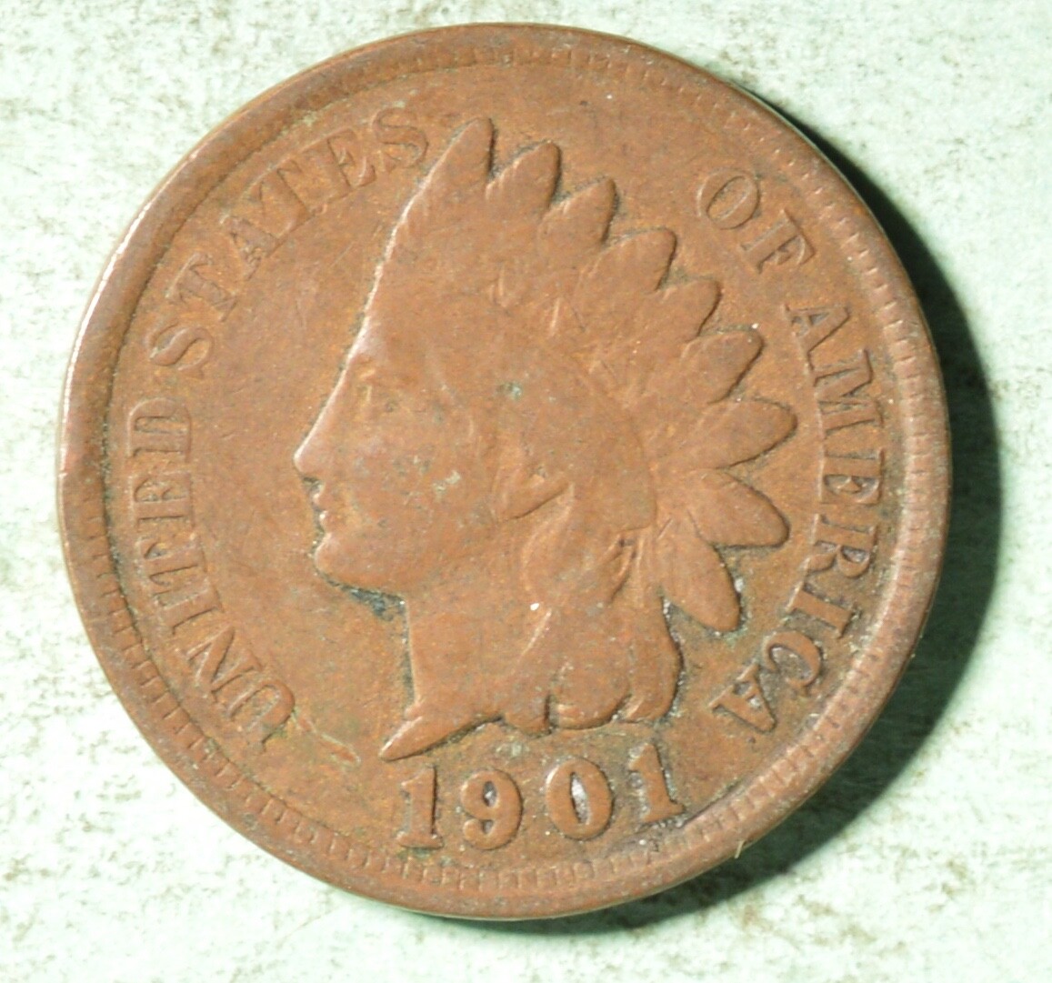1901 USA Indian Head Cent  - INV# X-1516