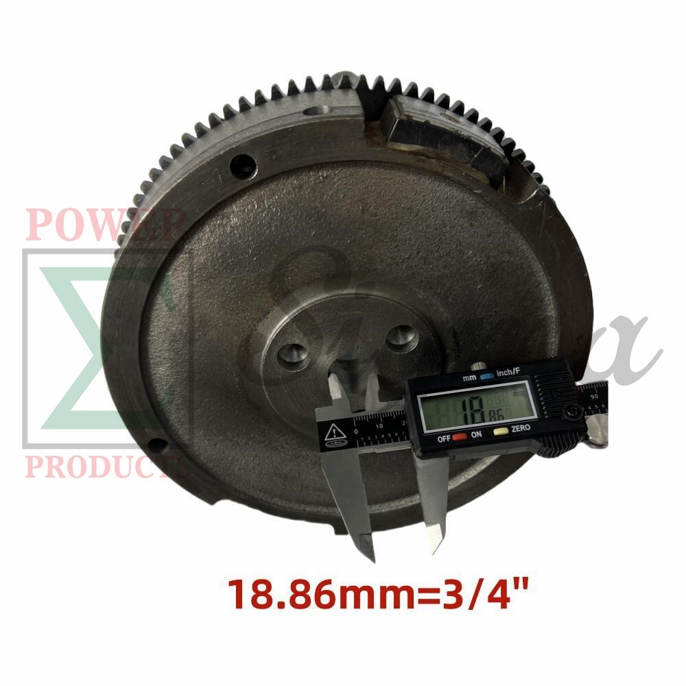 Flywheel with Gear for Electric Start Upgrade for Predator 301cc 8HP Engine