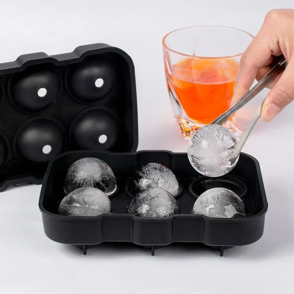 ICE Balls Maker Round Sphere Tray Mold Cube Whiskey Ball Food Grade Silicone