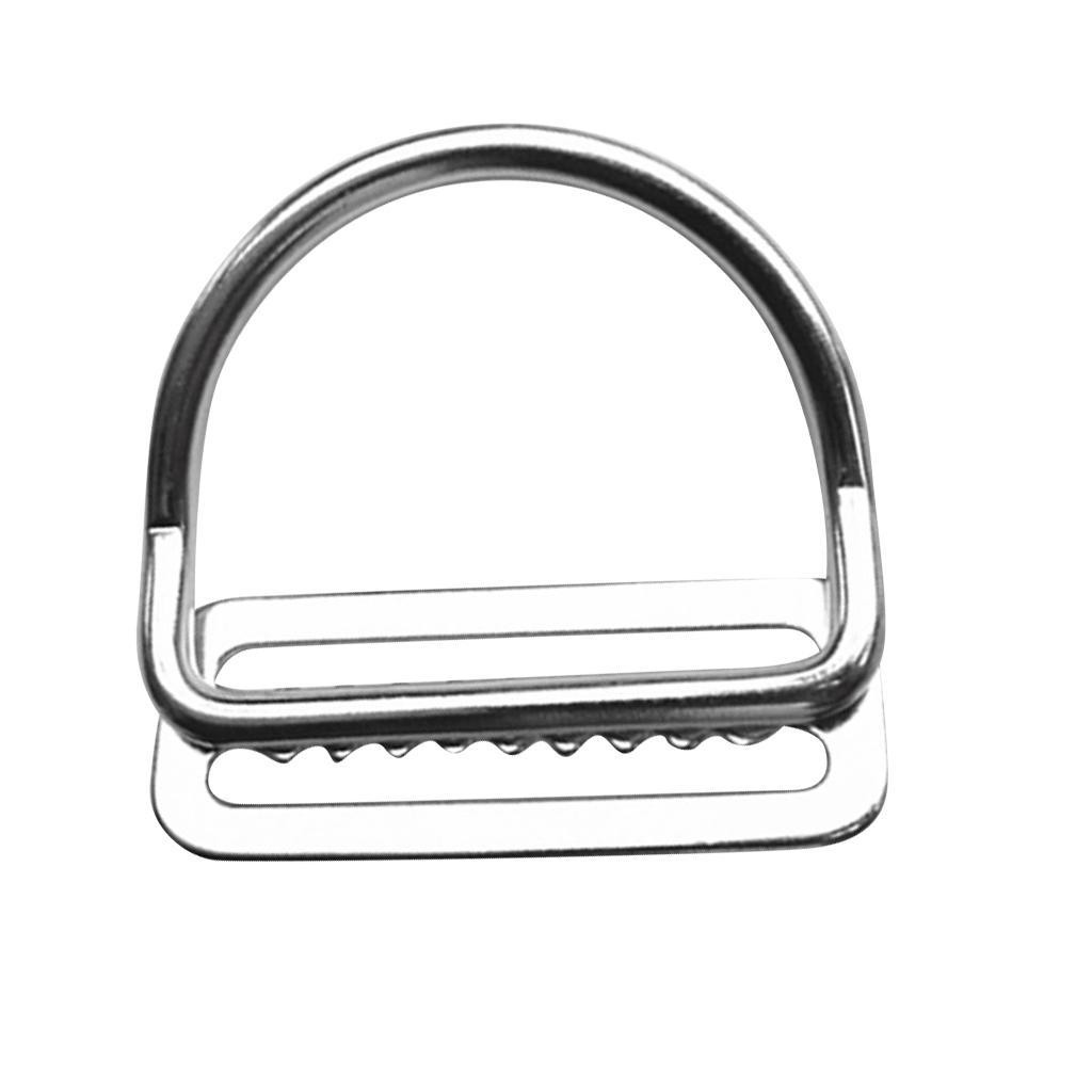 316 Stainless Steel Keeper Clip & Bent  for 5cm Weight Belt