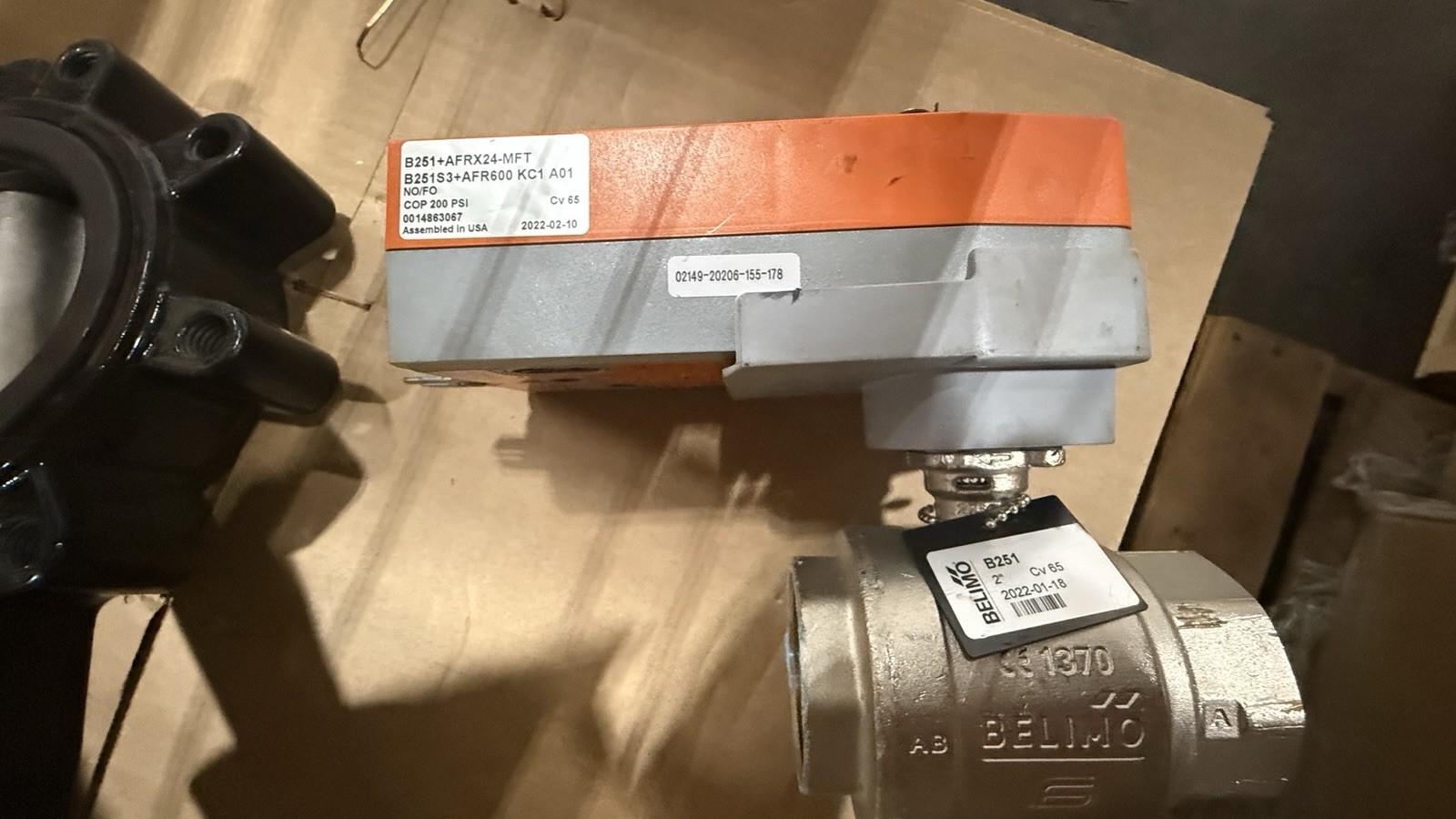 Belimo 251+AFRX24-MFT 2" Cv 65
