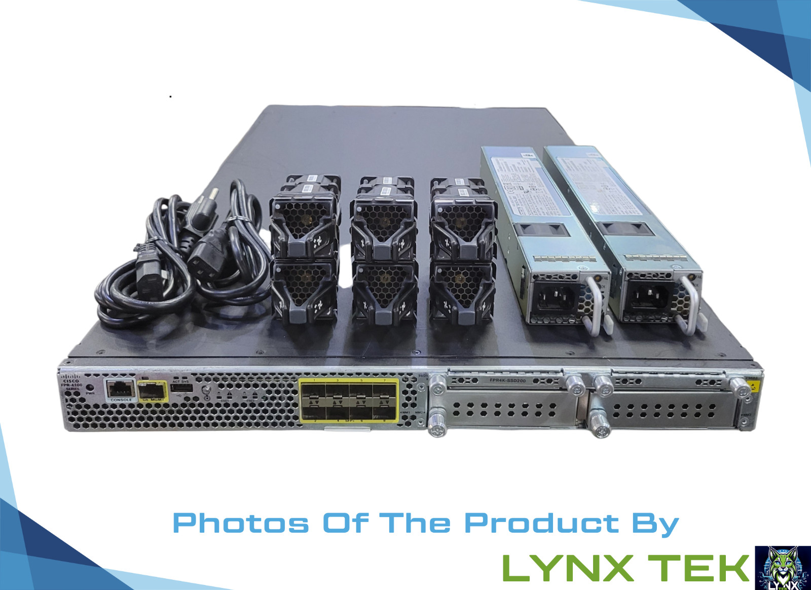 Cisco Firepower Firewall FPR-4110-K9 Security Appliance THNSN8200PCSE 200GB SATA