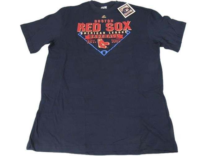New Boston Red Sox Mens Big & Tall Sizes 2XL-3XL-4XL-5XL-6XL Majestic Blue Shirt